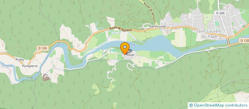 localisation de l'entreprise LPCC  SAINT-LAURENT-DU-PAPE