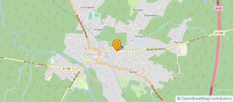 localisation de l'entreprise LPCE  SALLES