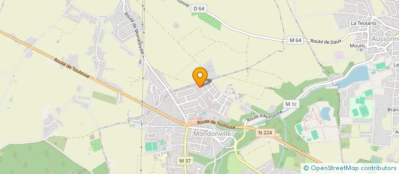 localisation de l'entreprise LPCE MENUDE  MONDONVILLE