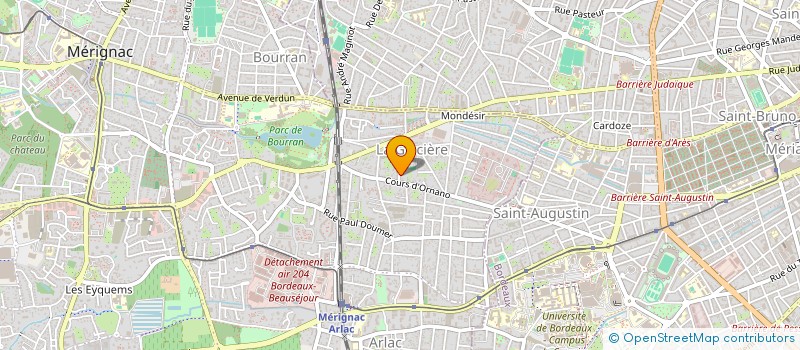 localisation de l'entreprise LPCF  MERIGNAC