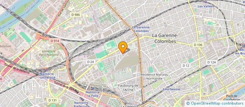 localisation de l'entreprise LPCG PRO à LA GARENNE-COLOMBES