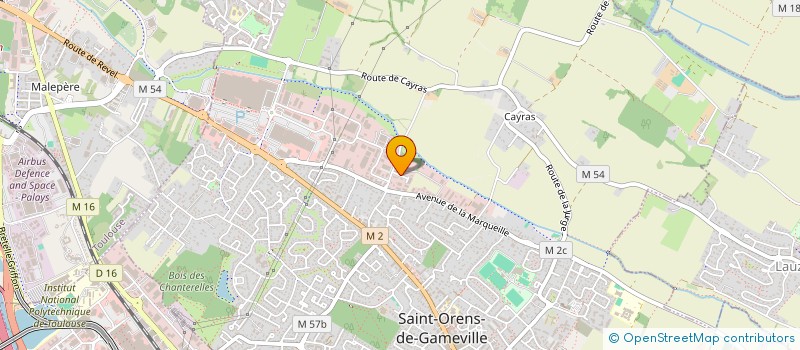 localisation de l'entreprise LPCI  SAINT-ORENS-DE-GAMEVILLE