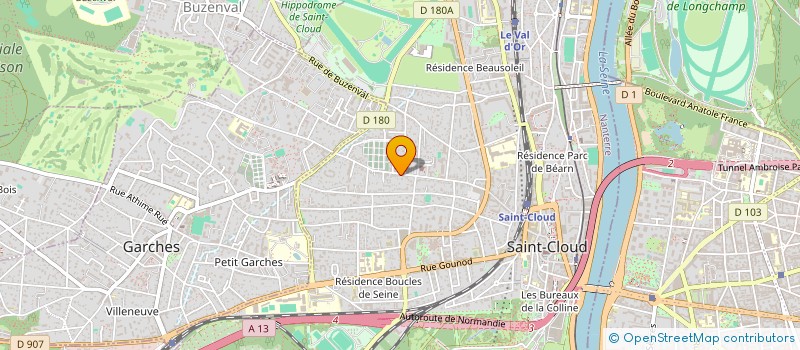 localisation de l'entreprise LPCPM à SAINT-CLOUD