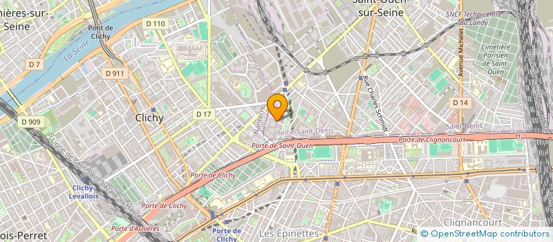 localisation de l'entreprise LPCR 2 à SAINT-OUEN-SUR-SEINE