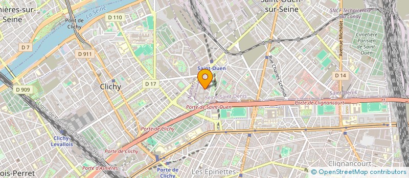 localisation de l'entreprise LPCR DSP DIJON à SAINT-OUEN-SUR-SEINE