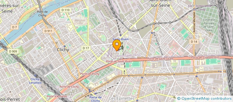 localisation de l'entreprise LPCR DSP LA FOUILLOUSE à SAINT-OUEN-SUR-SEINE