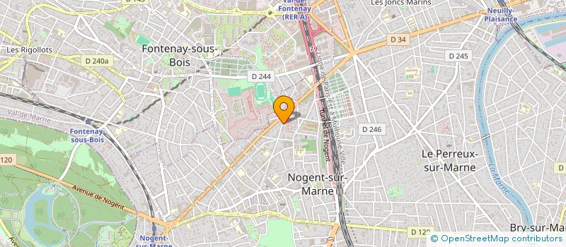 localisation de l'entreprise LPCR DSP NOGENT ARC EN CIEL à NOGENT-SUR-MARNE