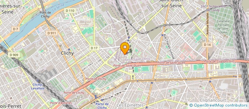 localisation de l'entreprise LPCR DSP SEINE ET EURE à SAINT-OUEN-SUR-SEINE