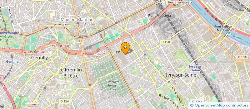 localisation de l'entreprise LPCT à IVRY-SUR-SEINE