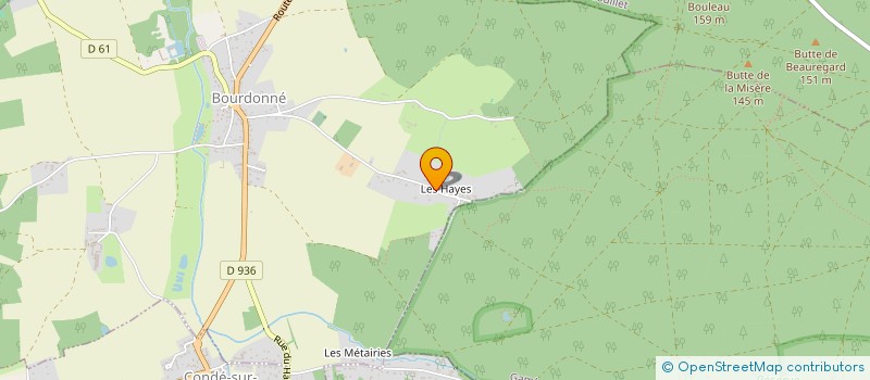 localisation de l'entreprise LPCVM à BOURDONNE