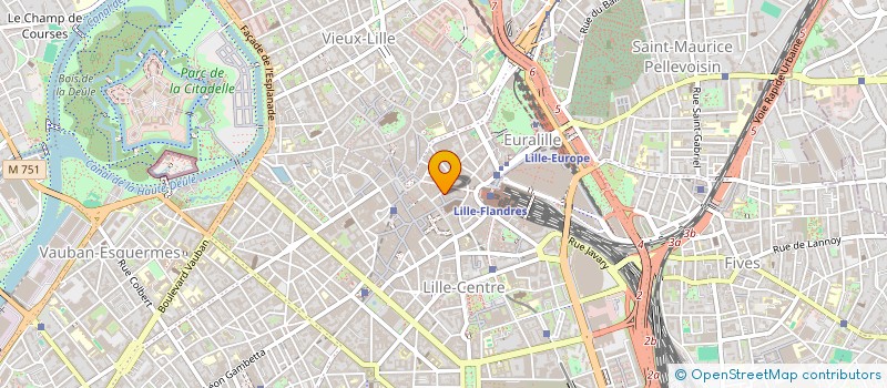 localisation de l'entreprise LPD CONSEIL à LILLE