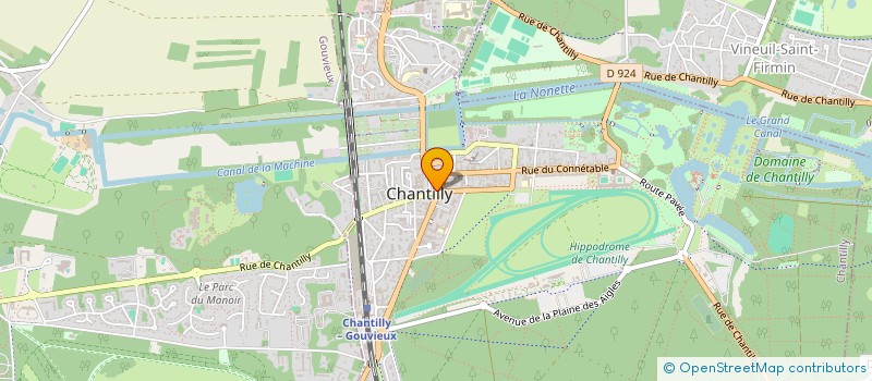 localisation de l'entreprise LPD HOLDING  CHANTILLY