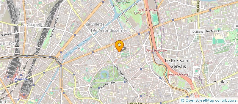 localisation de l'entreprise LPDA RICHARD  PARIS