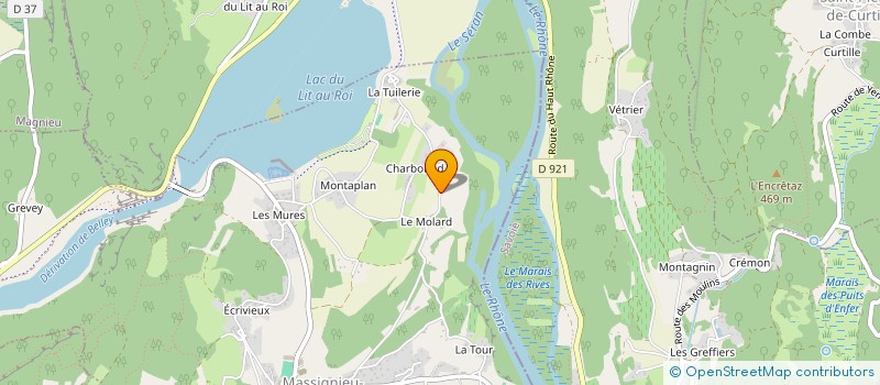 localisation de l'entreprise LPDCS  MASSIGNIEU-DE-RIVES