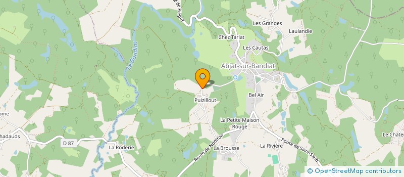 localisation de l'entreprise LPDF  ABJAT-SUR-BANDIAT
