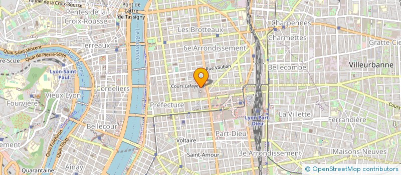 localisation de l'entreprise LPDG HALLES à LYON