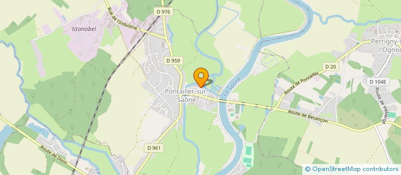 localisation de l'entreprise LPDIAG à PONTAILLER-SUR-SAONE