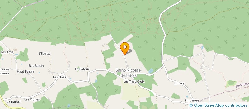 localisation de l'entreprise LPDJ à SAINT-NICOLAS-DES-BOIS