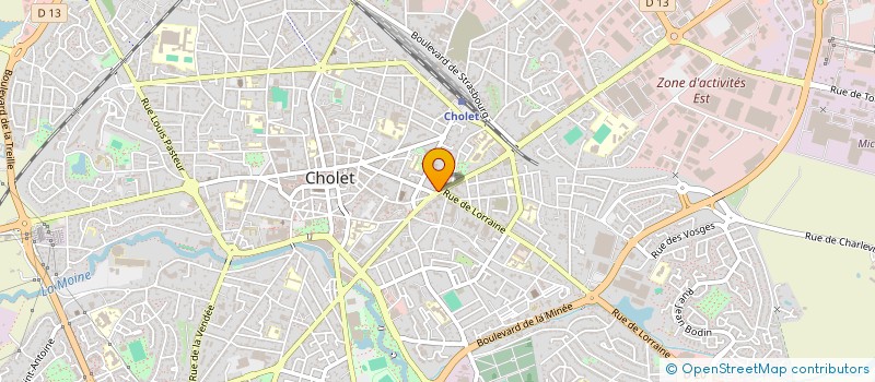 localisation de l'entreprise LPDP à CHOLET