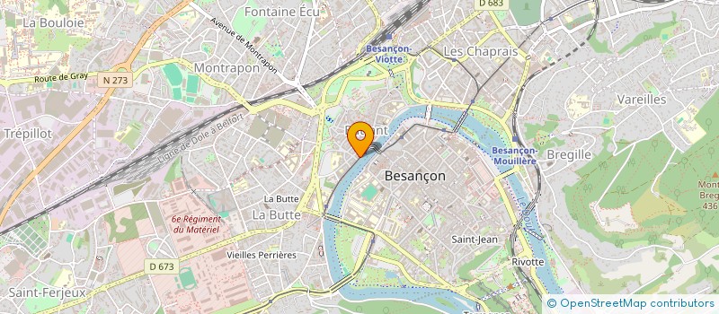 localisation de l'entreprise LPDQ BAKERY à BESANCON
