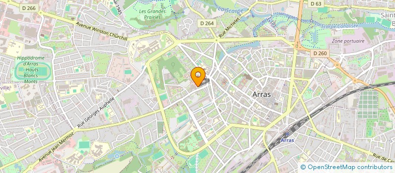 localisation de l'entreprise LPDV à ARRAS