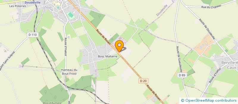 localisation de l'entreprise LPE  DOUDEVILLE