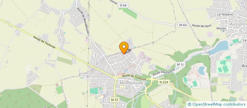 localisation de l'entreprise LPE HOLDING  MONDONVILLE