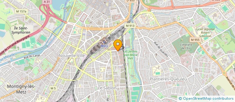 localisation de l'entreprise LPE MUSE à METZ