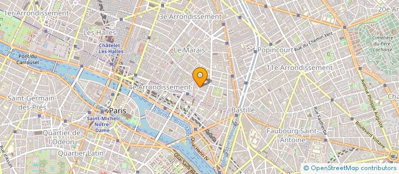 localisation de l'entreprise LPF à PARIS