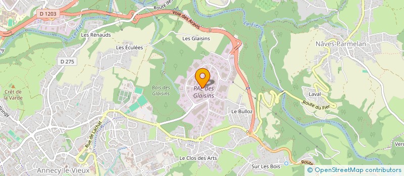 localisation de l'entreprise LPF à ANNECY