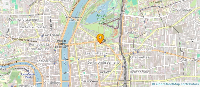 localisation de l'entreprise LPF  CALUIRE-ET-CUIRE