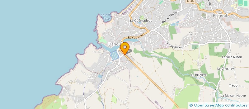 localisation de l'entreprise LPF  PLENEUF-VAL-ANDRE