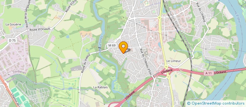 localisation de l'entreprise LPF  LA CHAPELLE-SUR-ERDRE