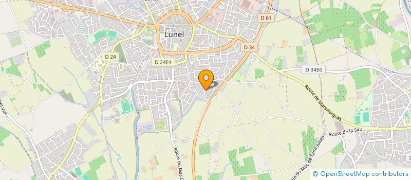 localisation de l'entreprise LPF AERO à LUNEL