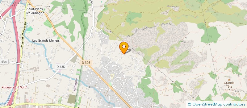 localisation de l'entreprise LPF AUBAGNE  GEMENOS