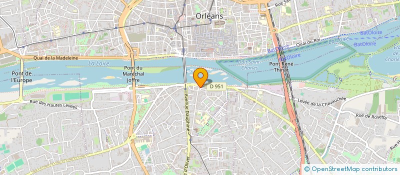 localisation de l'entreprise LPF LA BASCULE à ORLEANS
