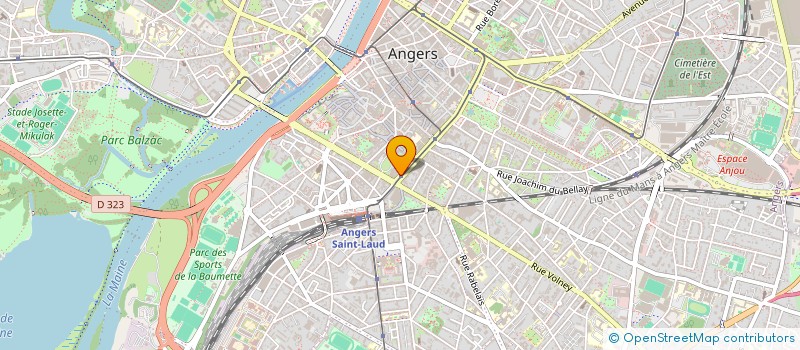 localisation de l'entreprise LPFG à ANGERS