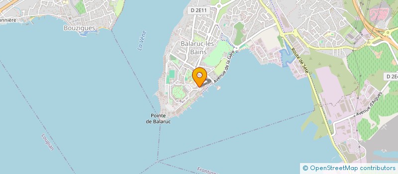 localisation de l'entreprise LPG  BALARUC-LES-BAINS