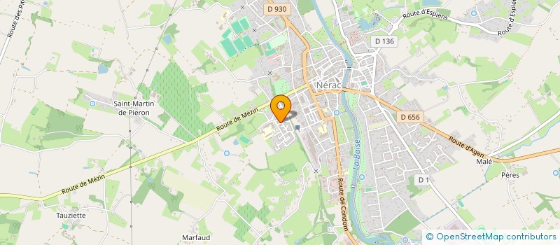 localisation de l'entreprise LPG  NERAC