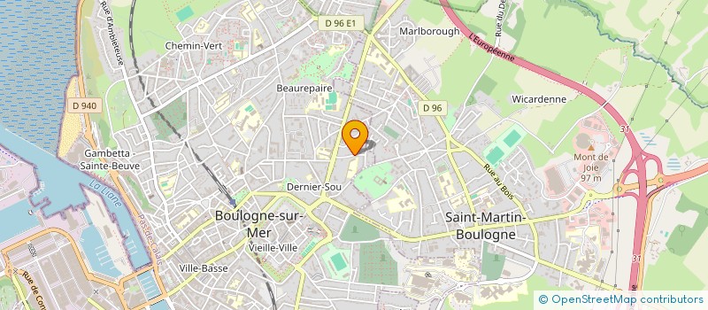 localisation de l'entreprise LPG  BOULOGNE-SUR-MER