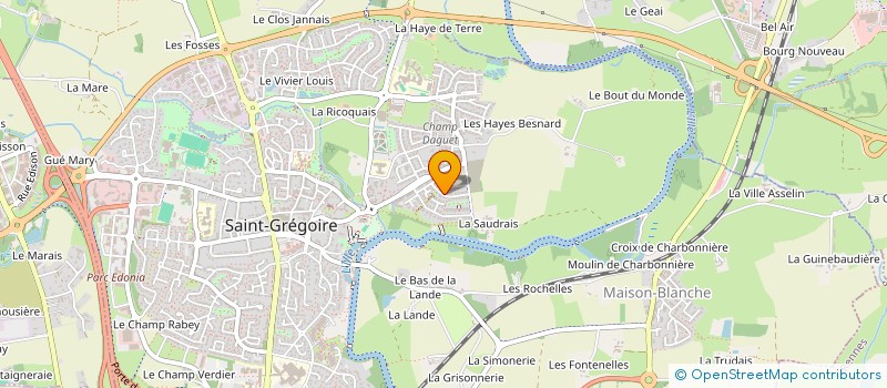 localisation de l'entreprise LPG  SAINT-GREGOIRE