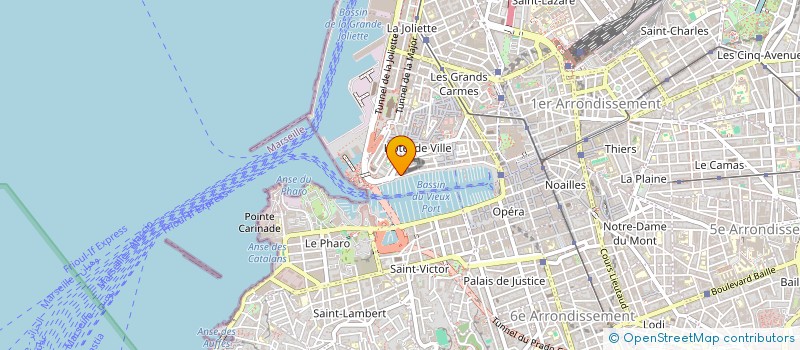 localisation de l'entreprise LPG CONSULTING à MARSEILLE