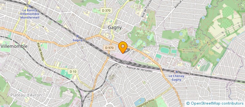 localisation de l'entreprise LPG DISTRIBUTION à GAGNY