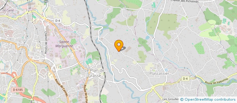 localisation de l'entreprise LPG HOLDING - FRANCE  GRASSE