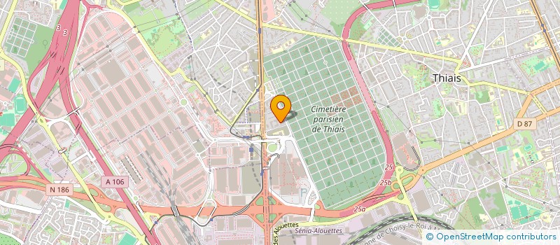 localisation de l'entreprise LPG SERVICES  THIAIS