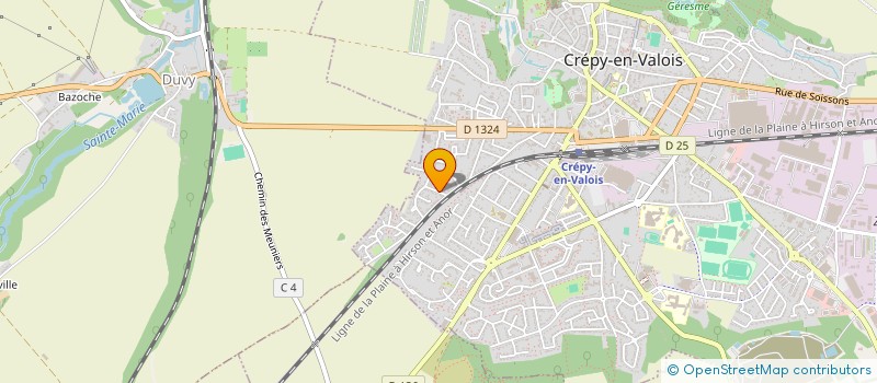 localisation de l'entreprise LPG TRANSIT & TRADE à CREPY-EN-VALOIS