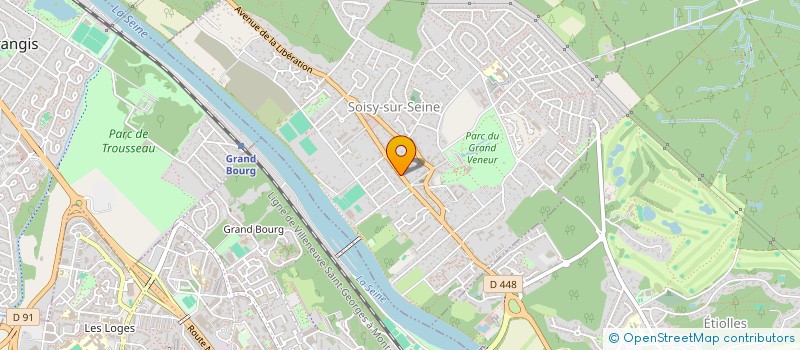 localisation de l'entreprise LPGE à SOISY-SUR-SEINE