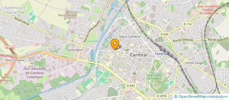localisation de l'entreprise LPGI à CAMBRAI