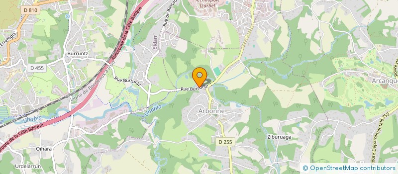 localisation de l'entreprise LPGV  BIDART