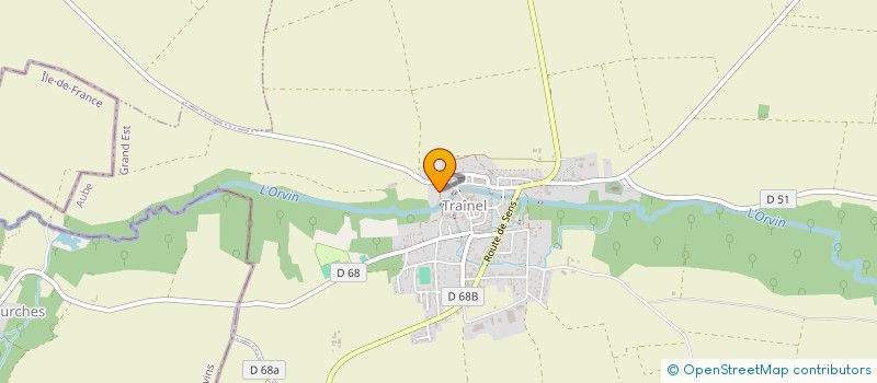 localisation de l'entreprise LPH  TRAINEL